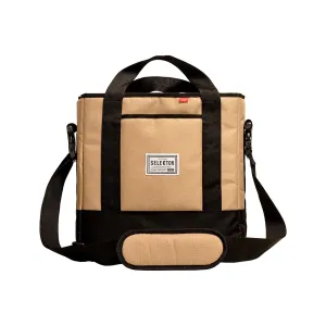 Selektor Messenger Bag 30 LP 12", Khaki and Black
