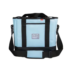 Selektor Messenger Bag 30 LP 12" Light Blue and Black
