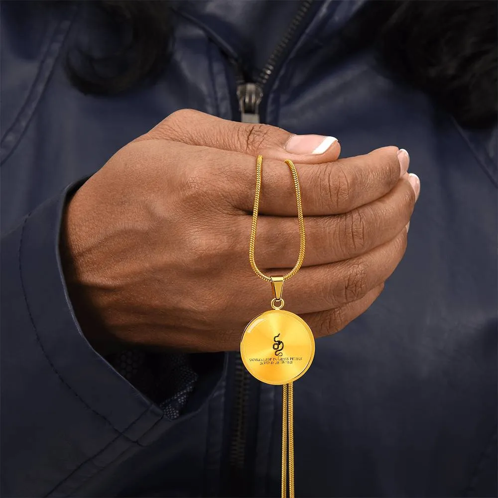 Serpent Truth Pendant Necklace - Symbolic Jewelry for Bold Fashion Statements