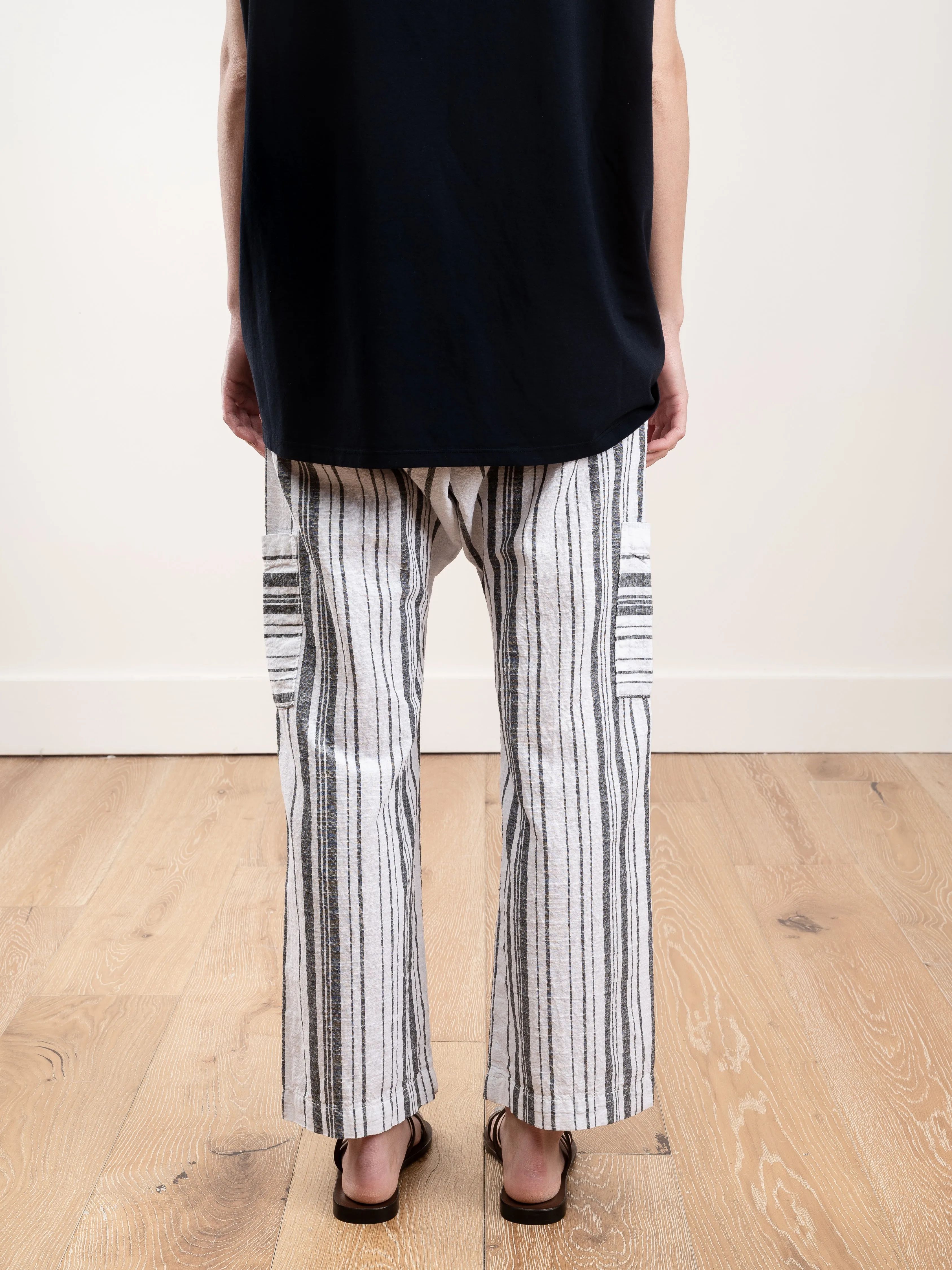 shailey pant - grey/white