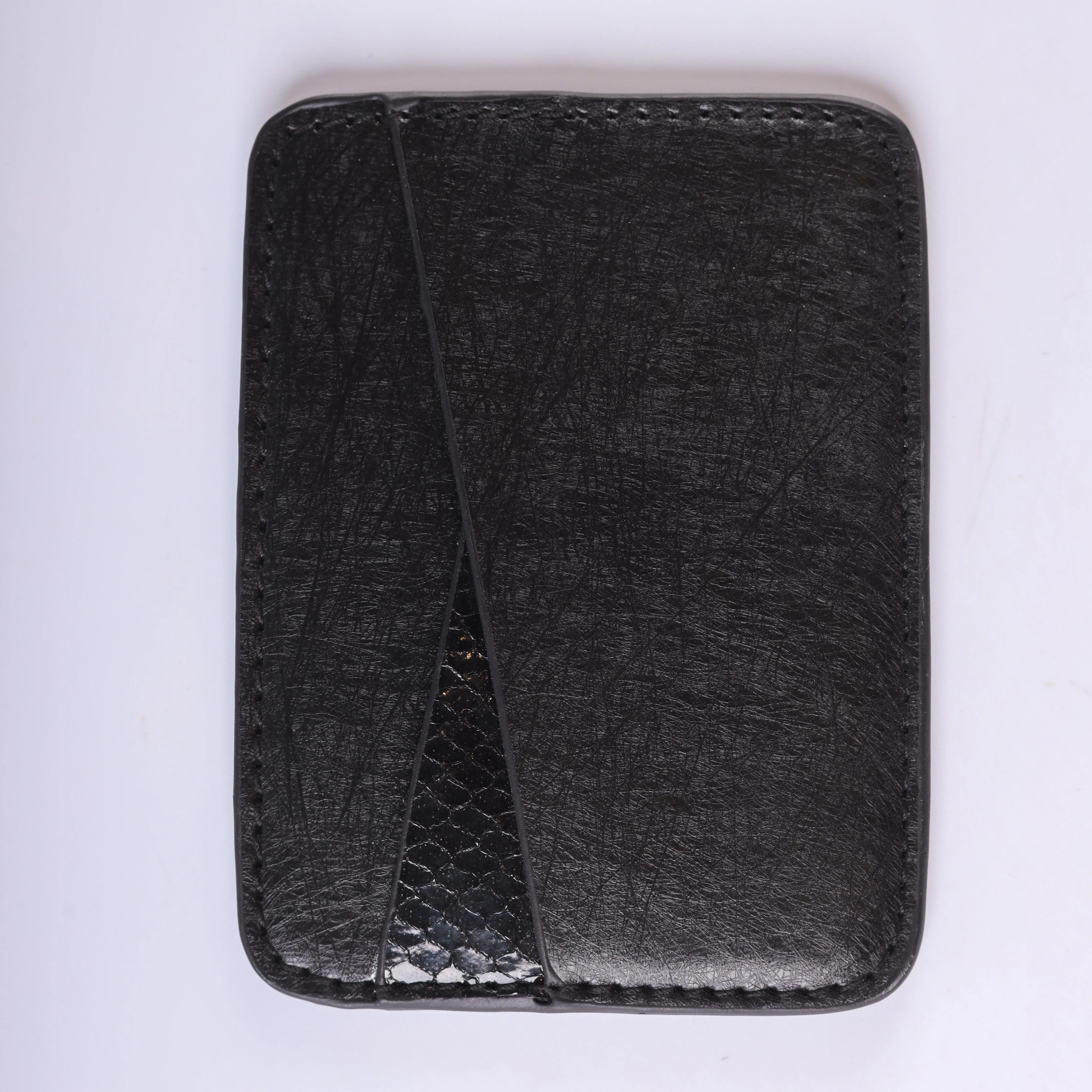 Shining Glaze Card Holder - Black