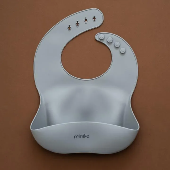Silicone bib - stone