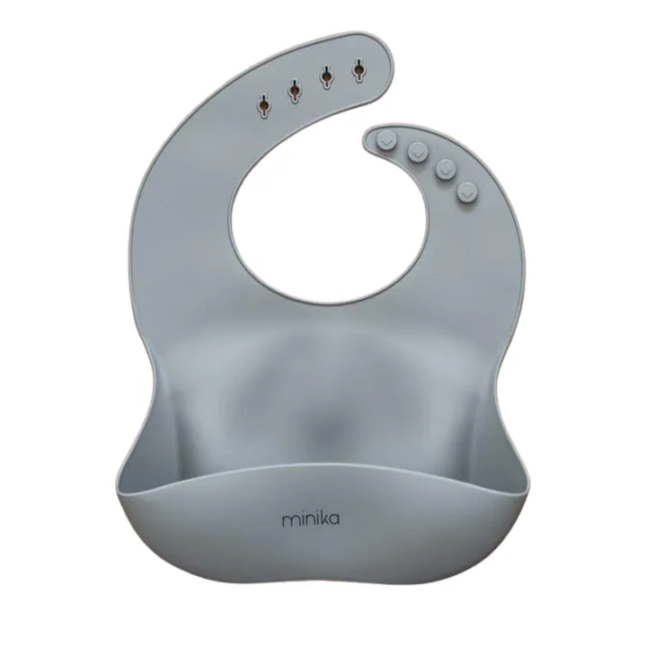 Silicone bib - stone