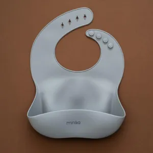 Silicone bib - stone