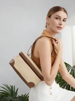 Simple Multicolor Shoulder Bag