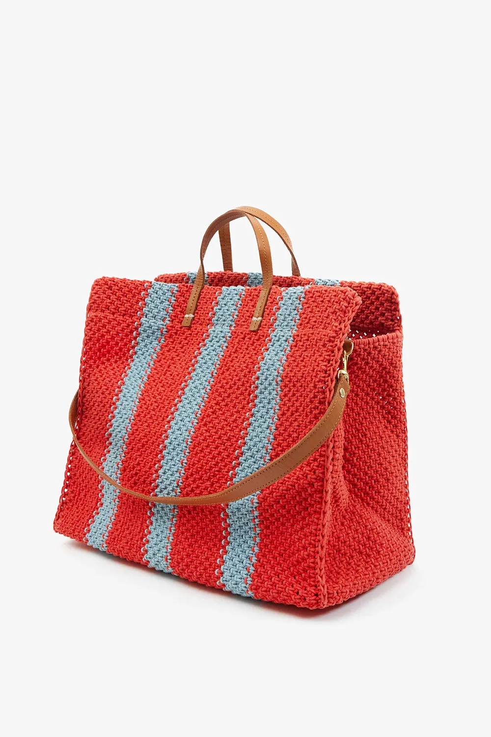 Simple Tote Crochet Stripe Ciao