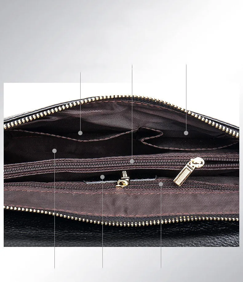 Single Shoulder Handbag Large Capacity Clutch Bag Messenger Bag Fashion Handbag Leather Clutch Bag
