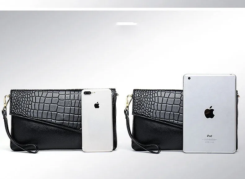 Single Shoulder Handbag Large Capacity Clutch Bag Messenger Bag Fashion Handbag Leather Clutch Bag