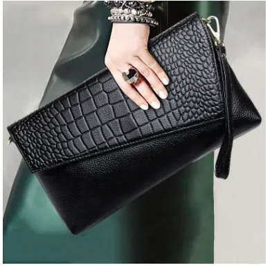 Single Shoulder Handbag Large Capacity Clutch Bag Messenger Bag Fashion Handbag Leather Clutch Bag