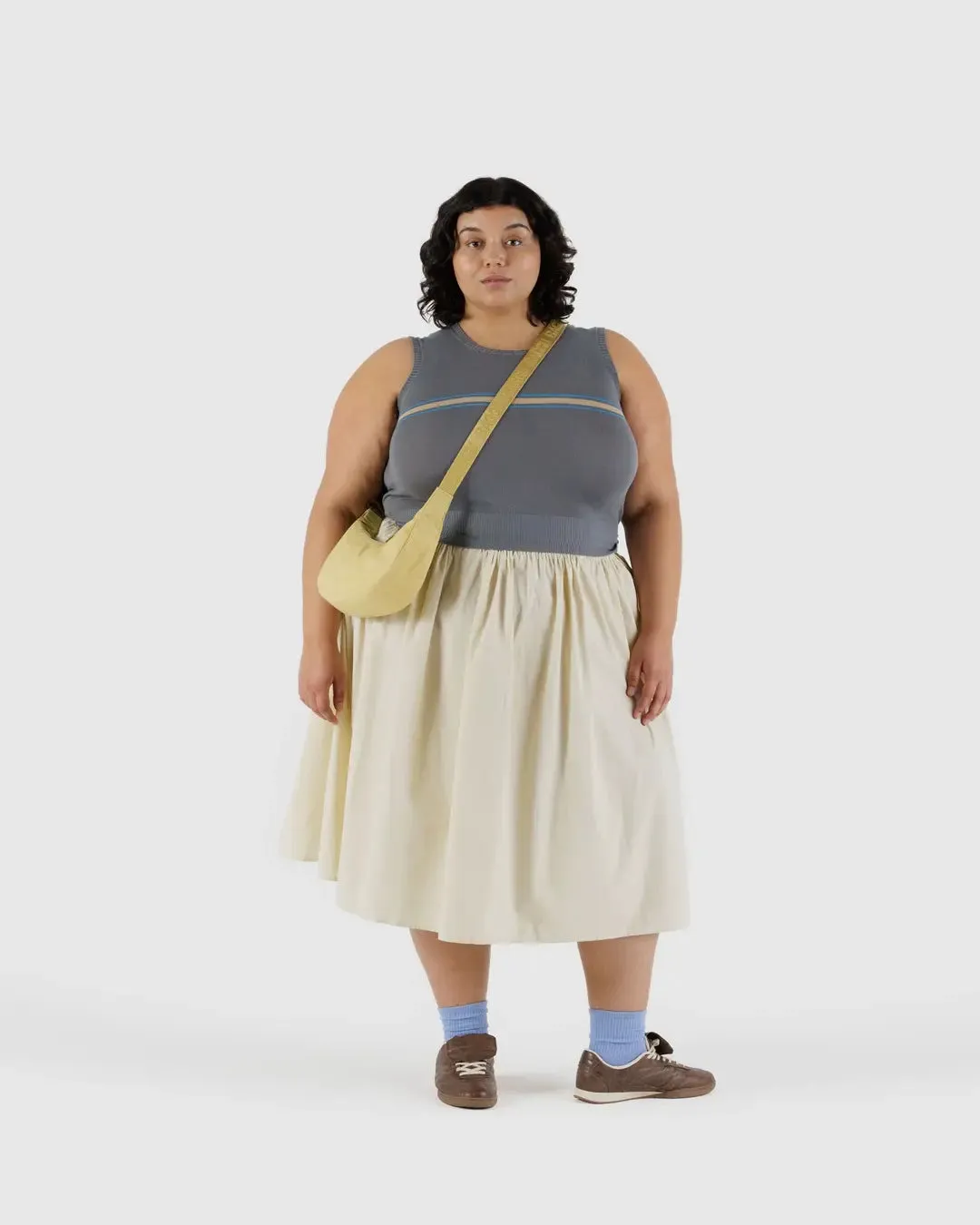 Small Nylon Crescent Bag BUTTER | Baggu SS25