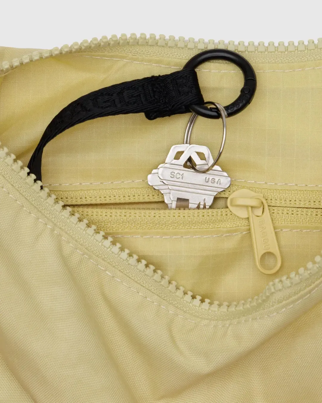 Small Nylon Crescent Bag BUTTER | Baggu SS25