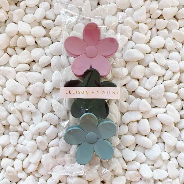 Smaller Daisy Days Hair Claw Set Of 3