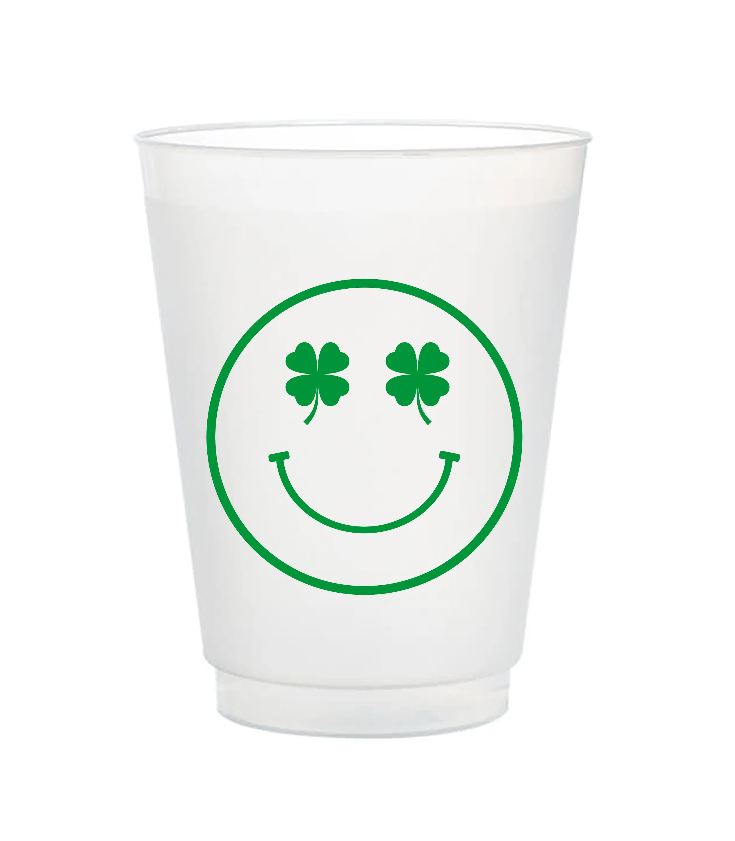 Smile Shamrock Frost Flex Cups