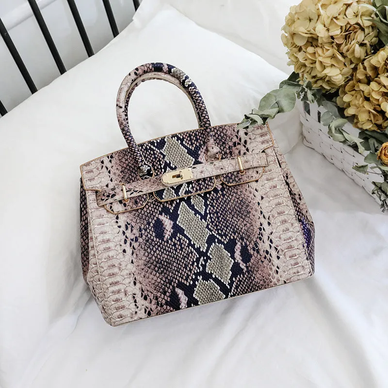 Snake Platinum Bag Crocodile Women's Bag Fashion Women's Tote