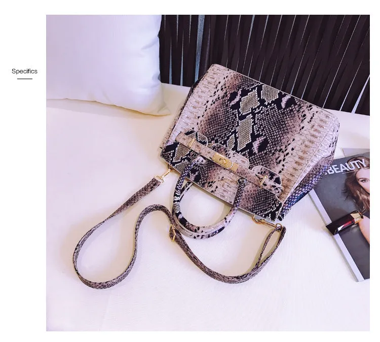 Snake Platinum Bag Crocodile Women's Bag Fashion Women's Tote