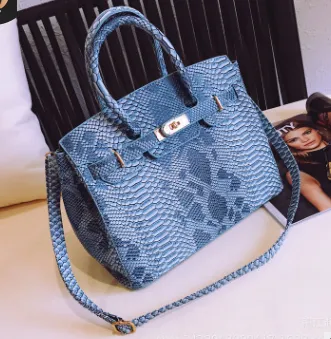 Snake Platinum Bag Crocodile Women's Bag Fashion Women's Tote