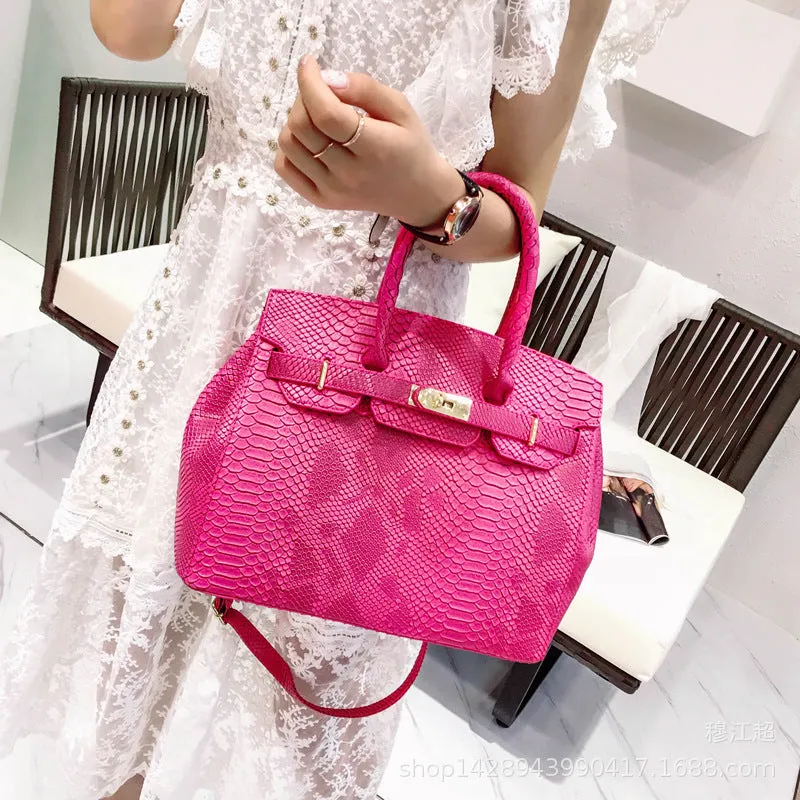 Snake Platinum Bag Crocodile Women's Bag Fashion Women's Tote