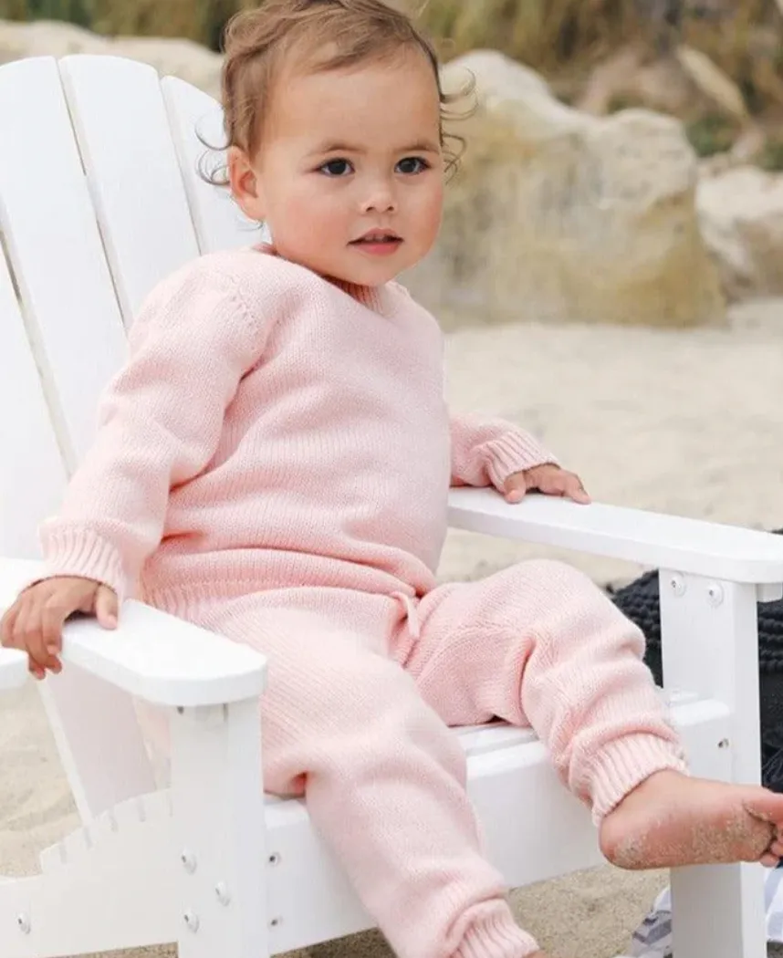 Soft Pink Knit Sweater