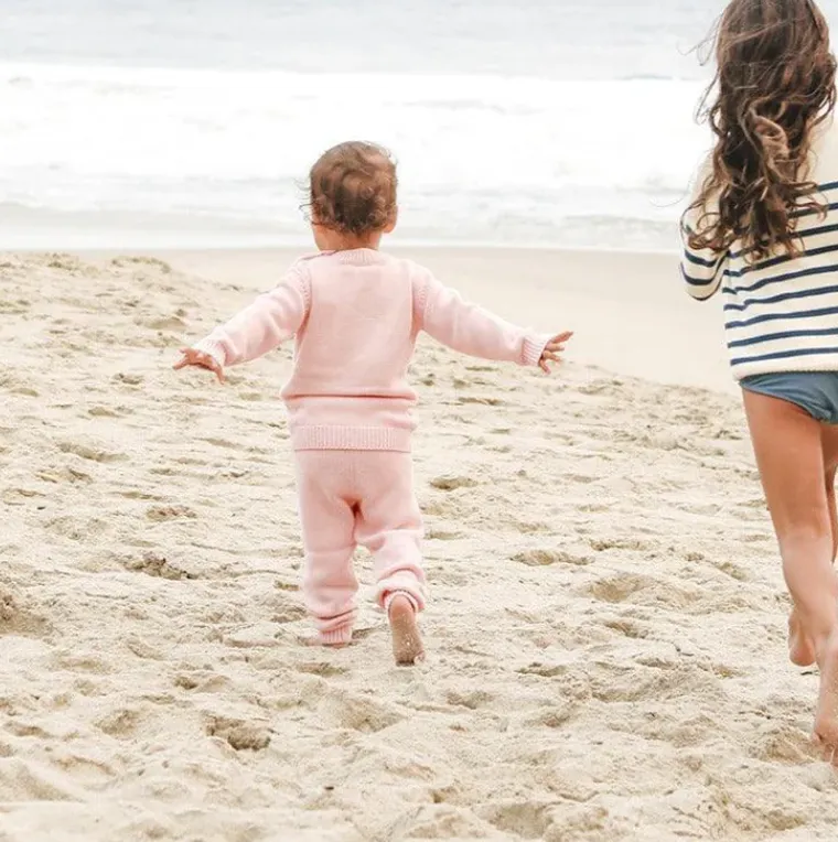 Soft Pink Knit Sweater