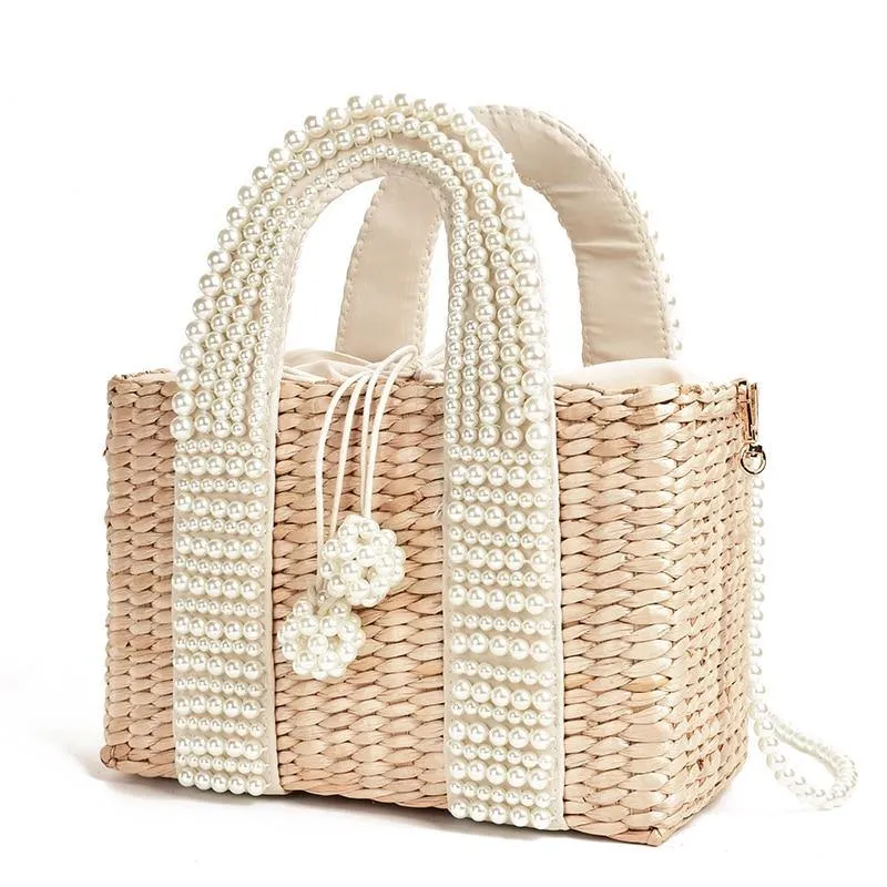 Solène Luxury Straw Handbag