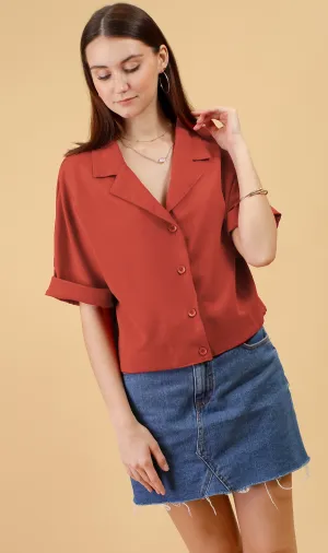 SONJA Blazer Top (Marmalade)