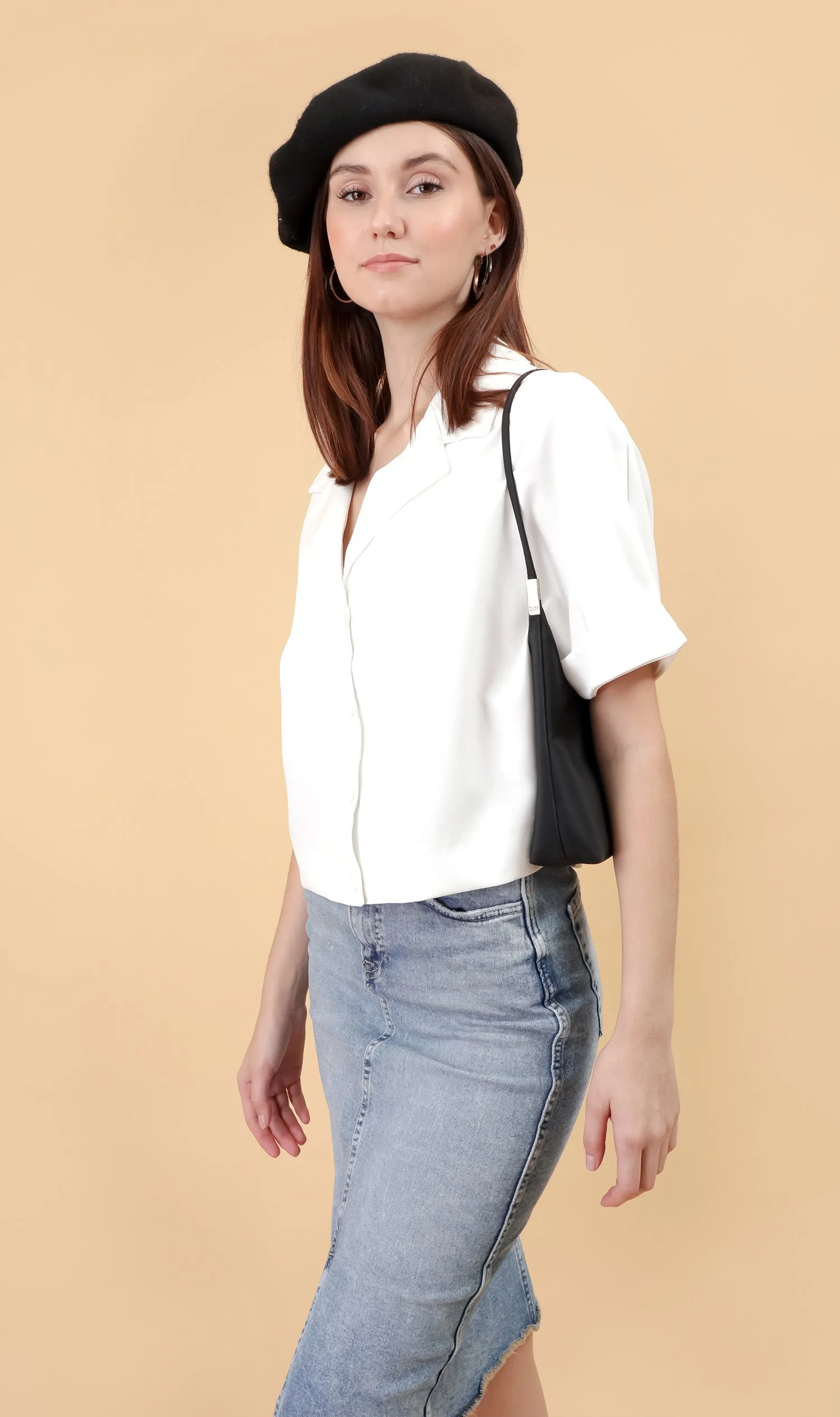 SONJA Blazer Top (White)