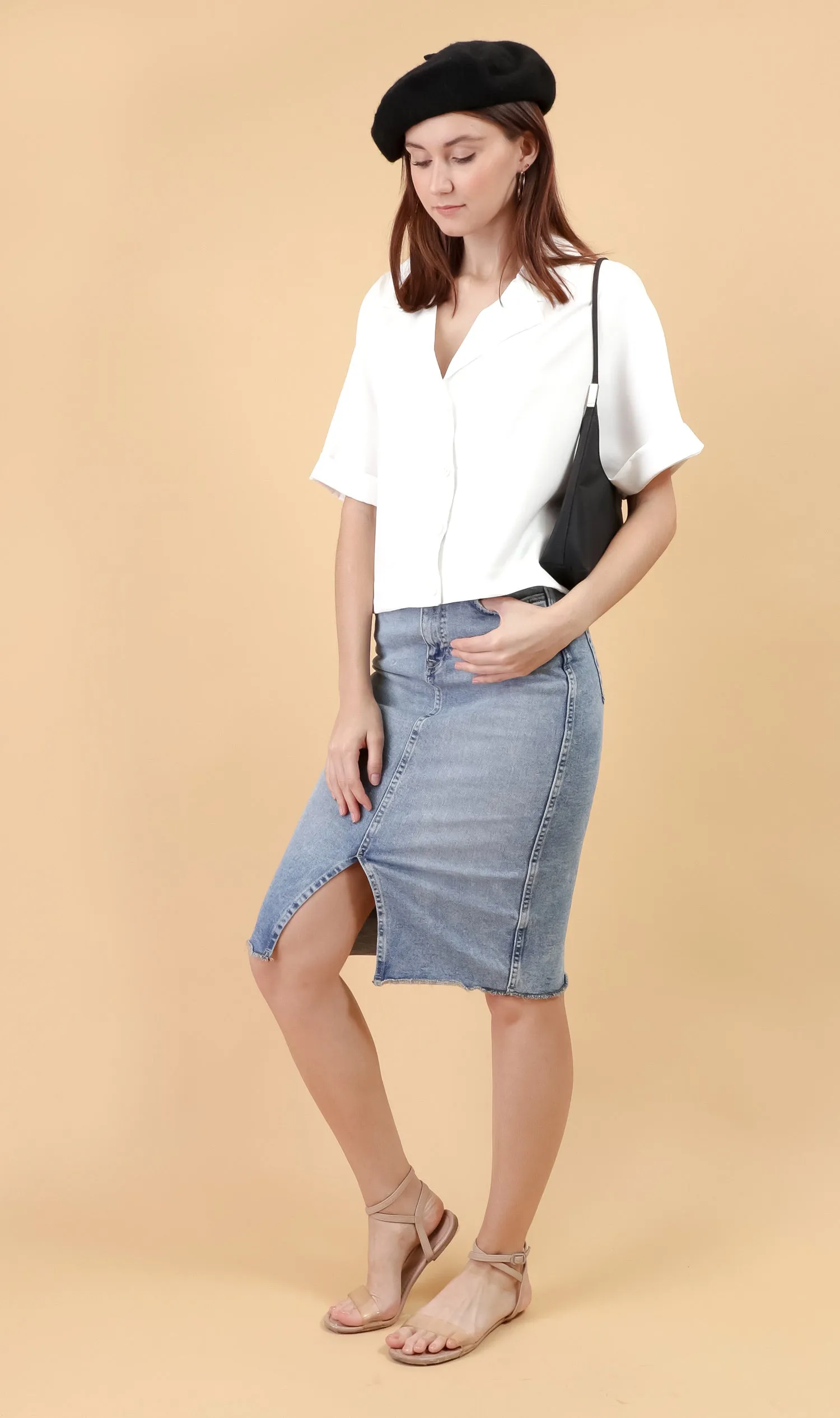 SONJA Blazer Top (White)