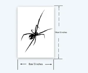 SpiderInk Temporary Tattoo - Cool Arachnid Design by BodiModi