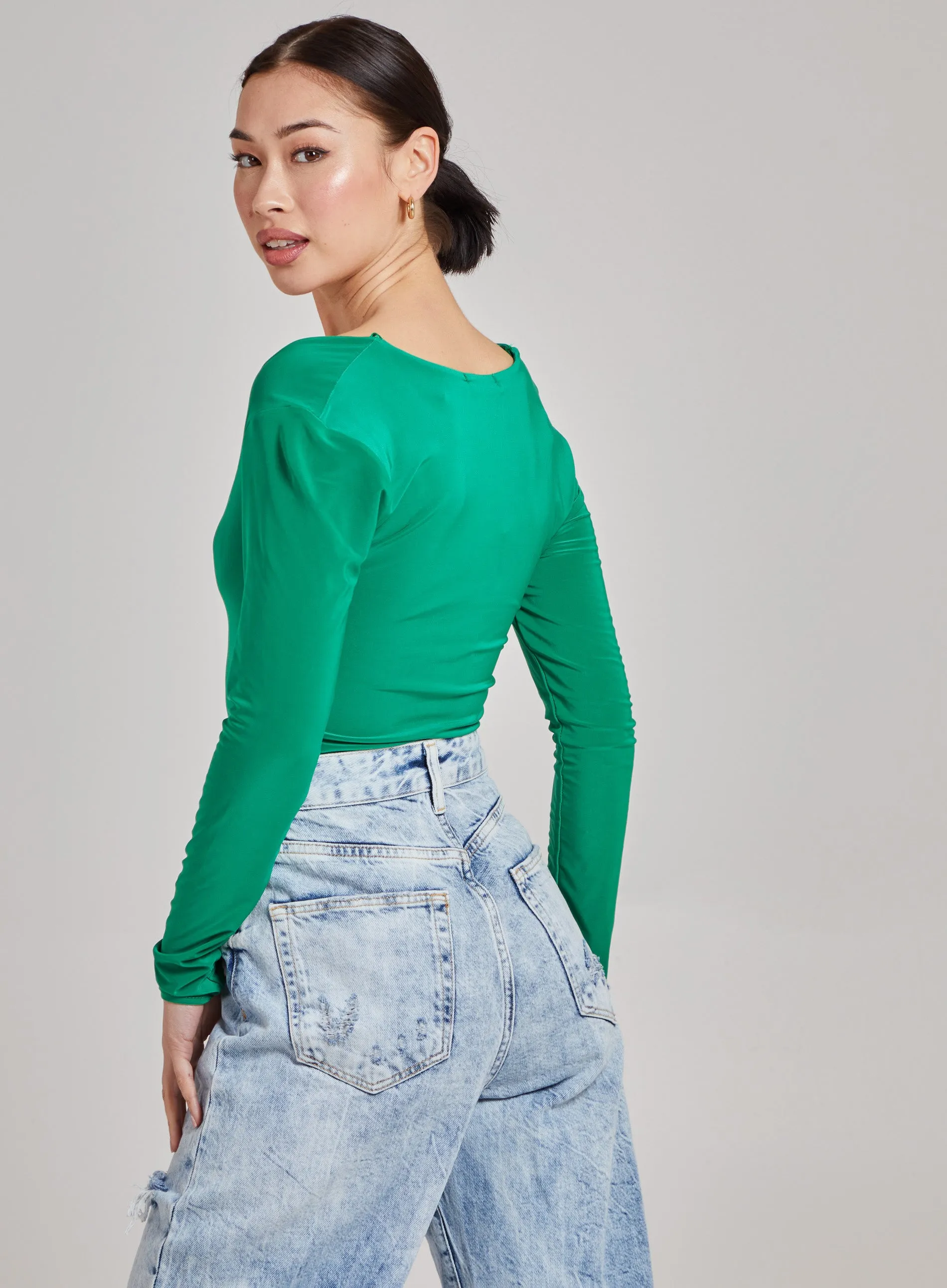 Square Neck Slink Bodysuit