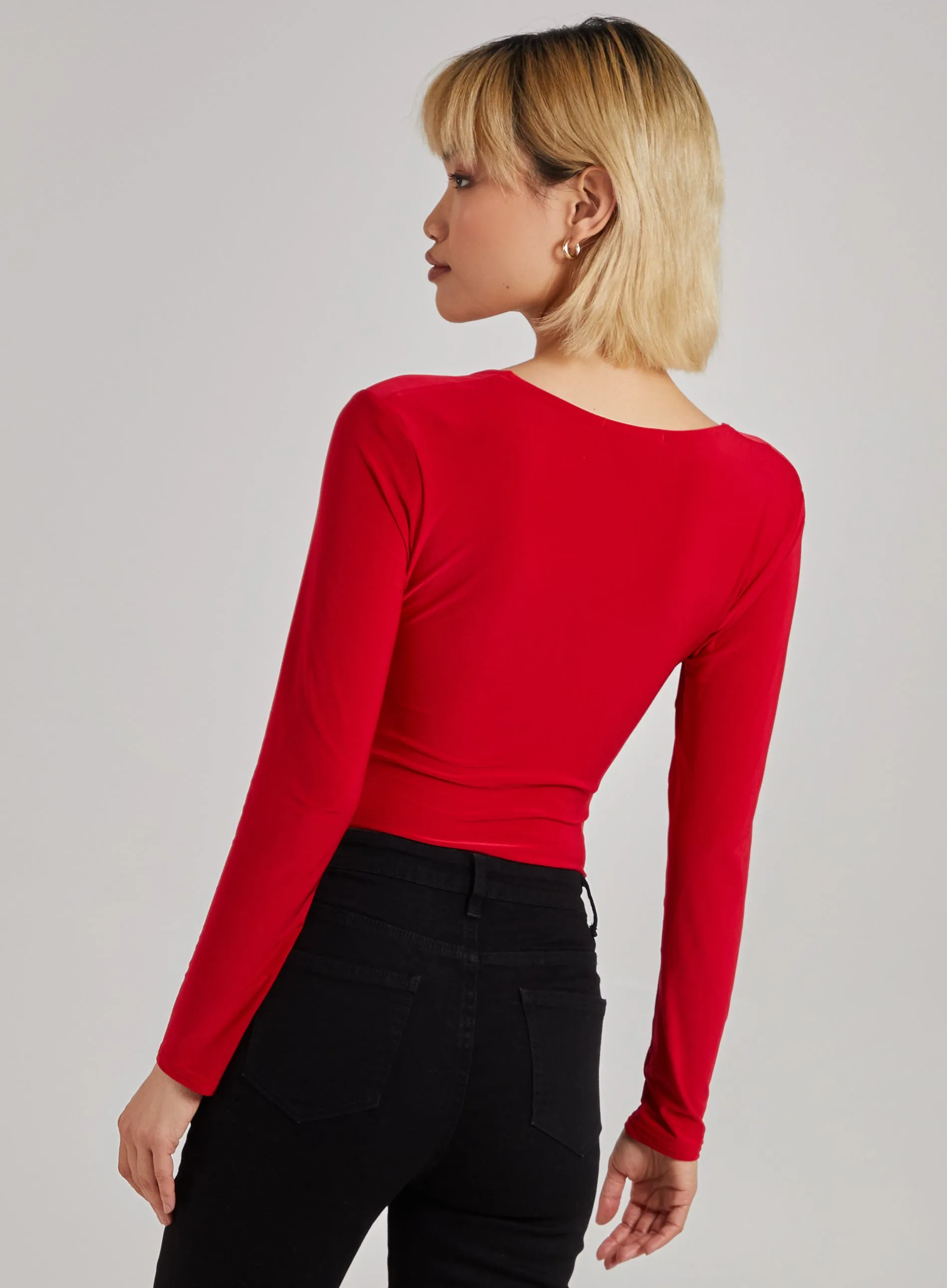 Square Neck Slink Bodysuit