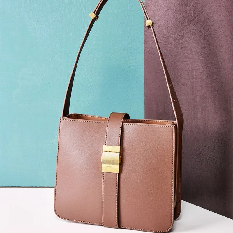 Square Width Strap Shoulder Bag