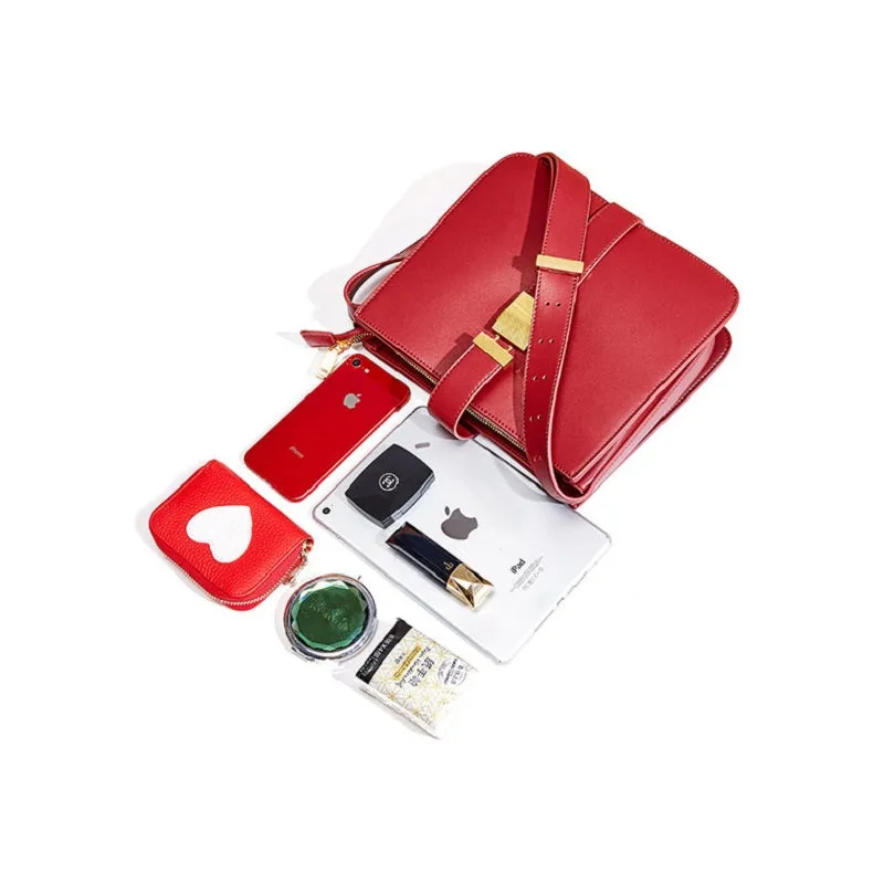 Square Width Strap Shoulder Bag