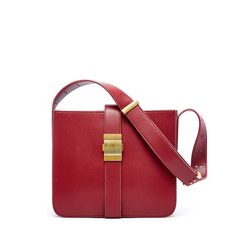 Square Width Strap Shoulder Bag