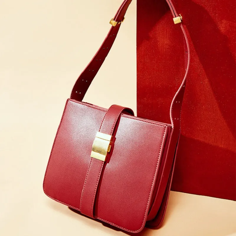 Square Width Strap Shoulder Bag