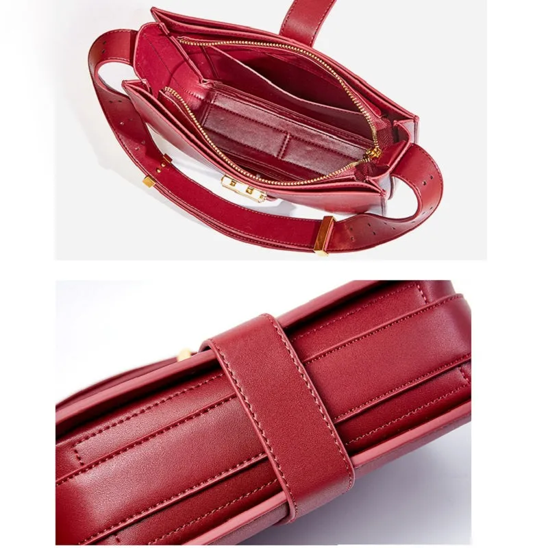 Square Width Strap Shoulder Bag