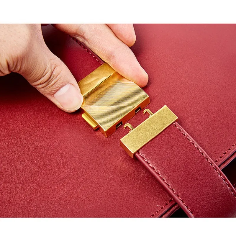 Square Width Strap Shoulder Bag