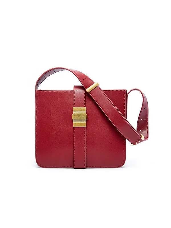 Square Width Strap Shoulder Bag