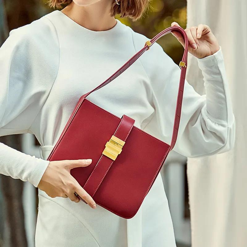 Square Width Strap Shoulder Bag