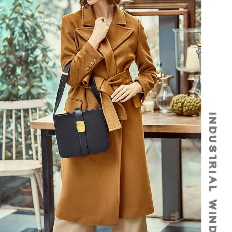 Square Width Strap Shoulder Bag