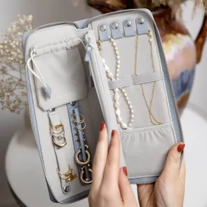 Stackers Jewellery Roll - Dusky Blue