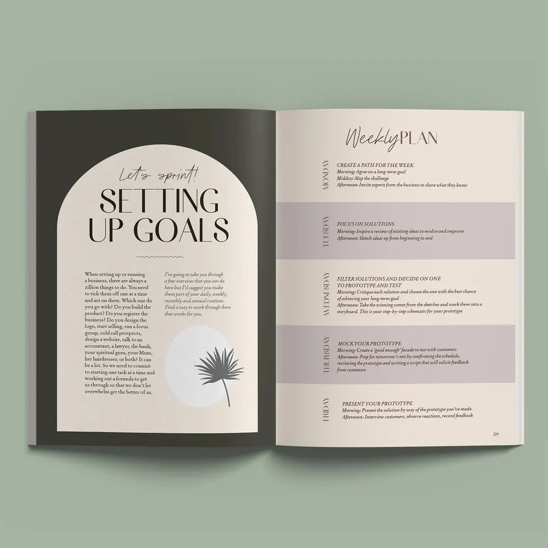 Start Up To Scale Up Business Plan Book & Journal Set