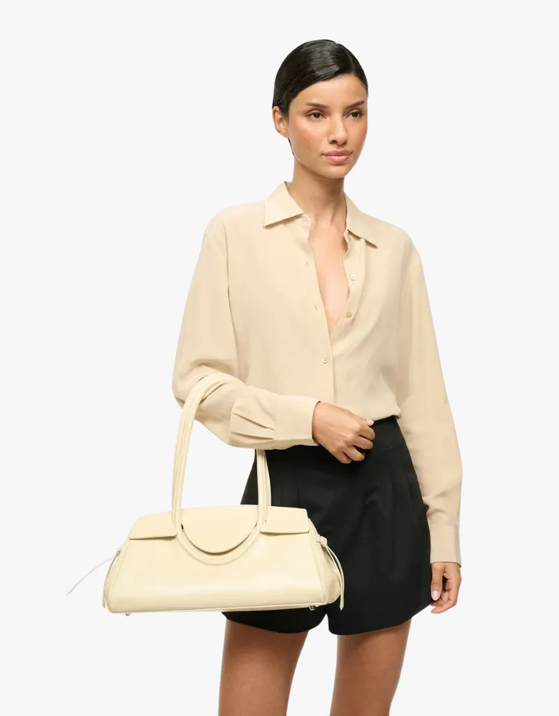 Staud Maude Shoulder Bag in Cream