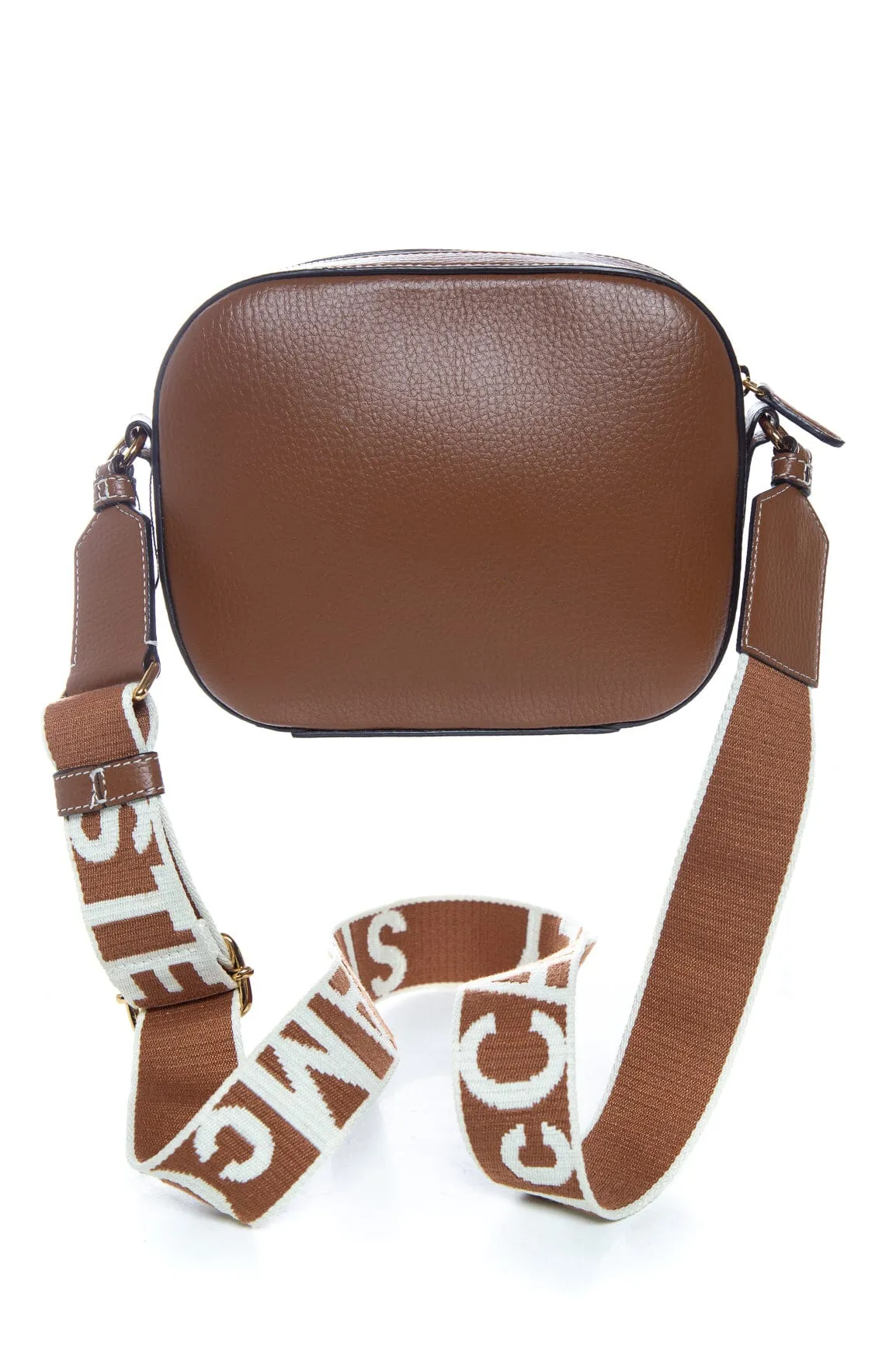 Stella McCartney Brown Vegan Leather Camera Handbag