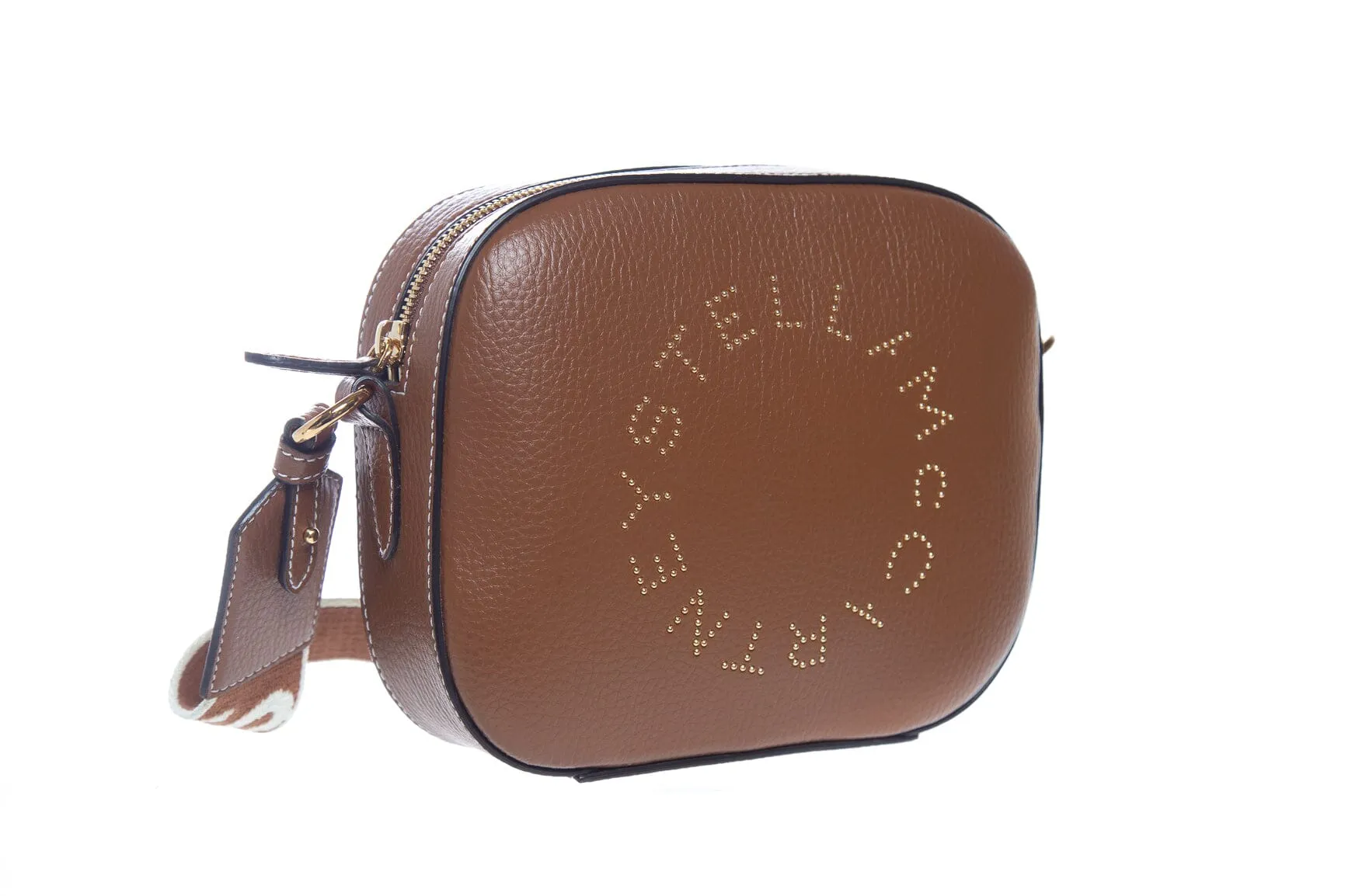 Stella McCartney Brown Vegan Leather Camera Handbag