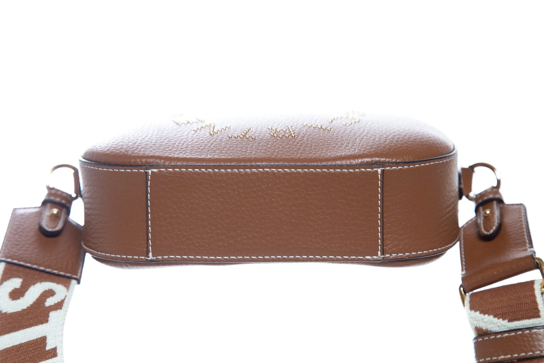 Stella McCartney Brown Vegan Leather Camera Handbag