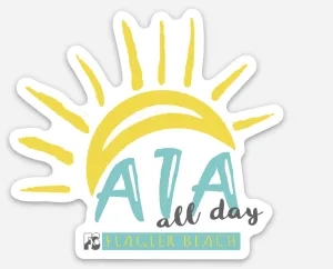 Sticker A1A all Day Flagler Beach