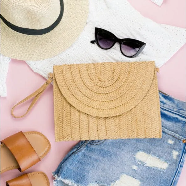 STRAW CLUTCH