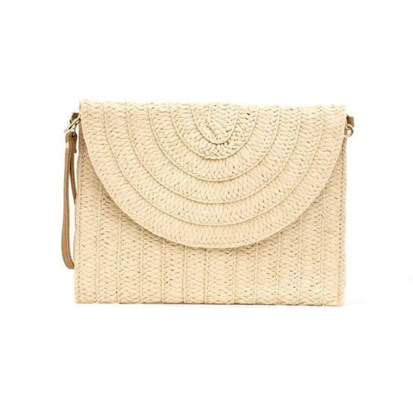 STRAW CLUTCH