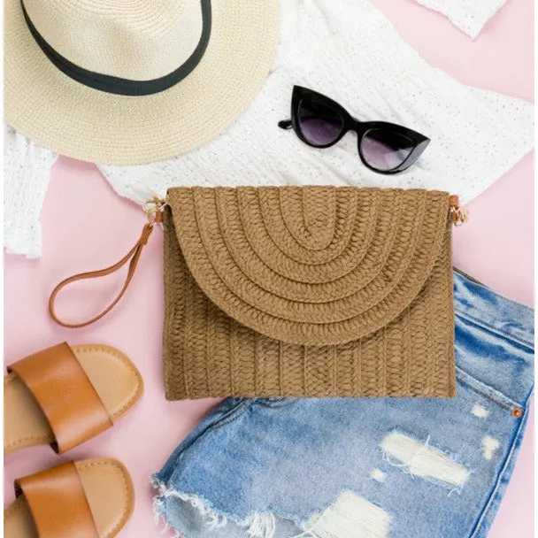 STRAW CLUTCH