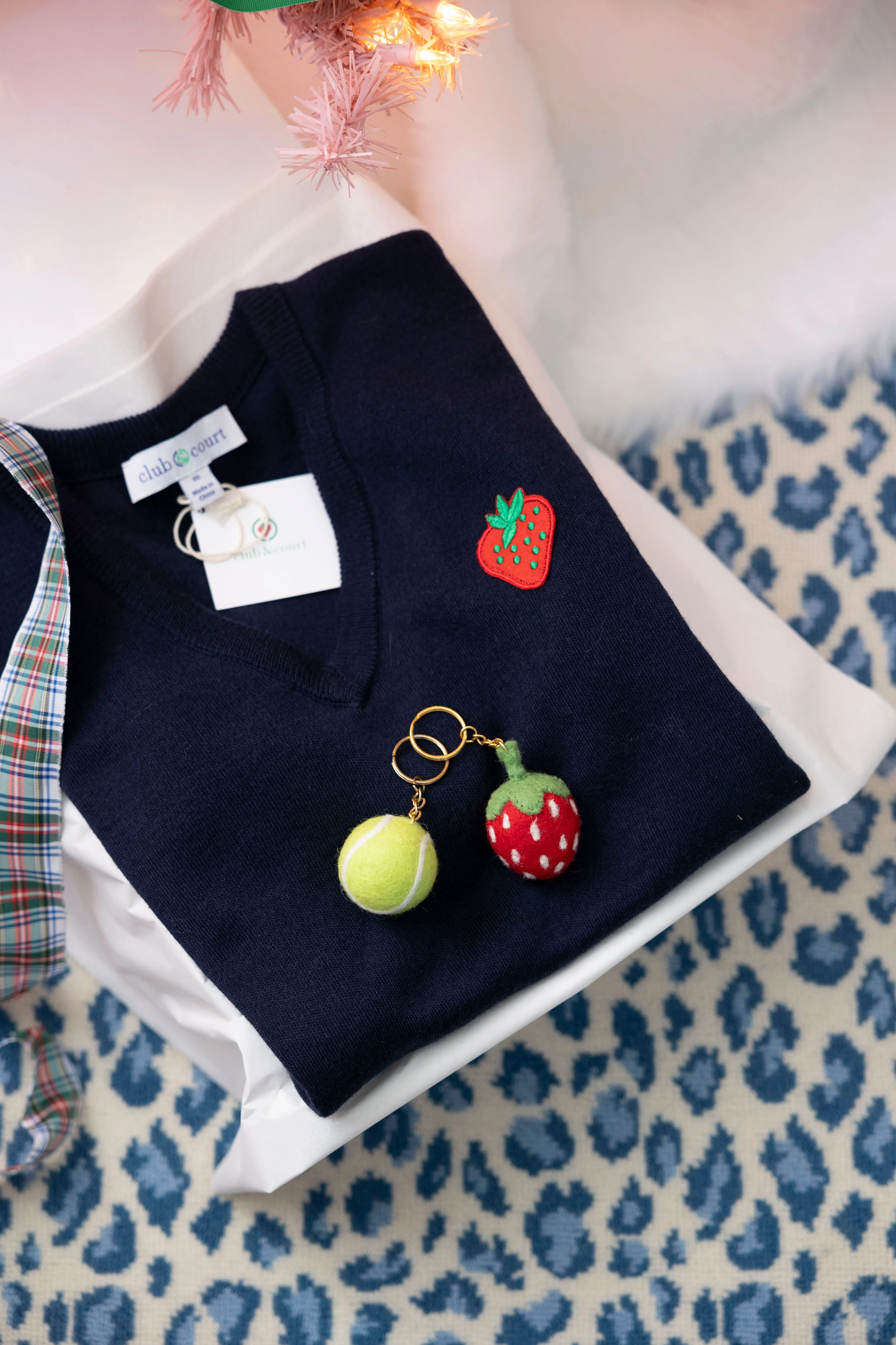 Strawberry Bag Charm
